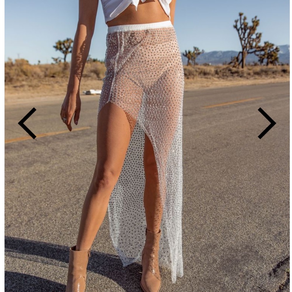 Crystal Clear Maxi Skirt